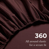 650 Thread Count Egyptian Cotton Sateen Sheet Set