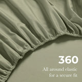 650 Thread Count Egyptian Cotton Sateen Sheet Set