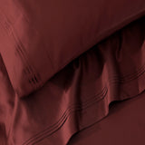 100% Egyptian Cotton 650 Thread Count Solid Pillowcase Set
