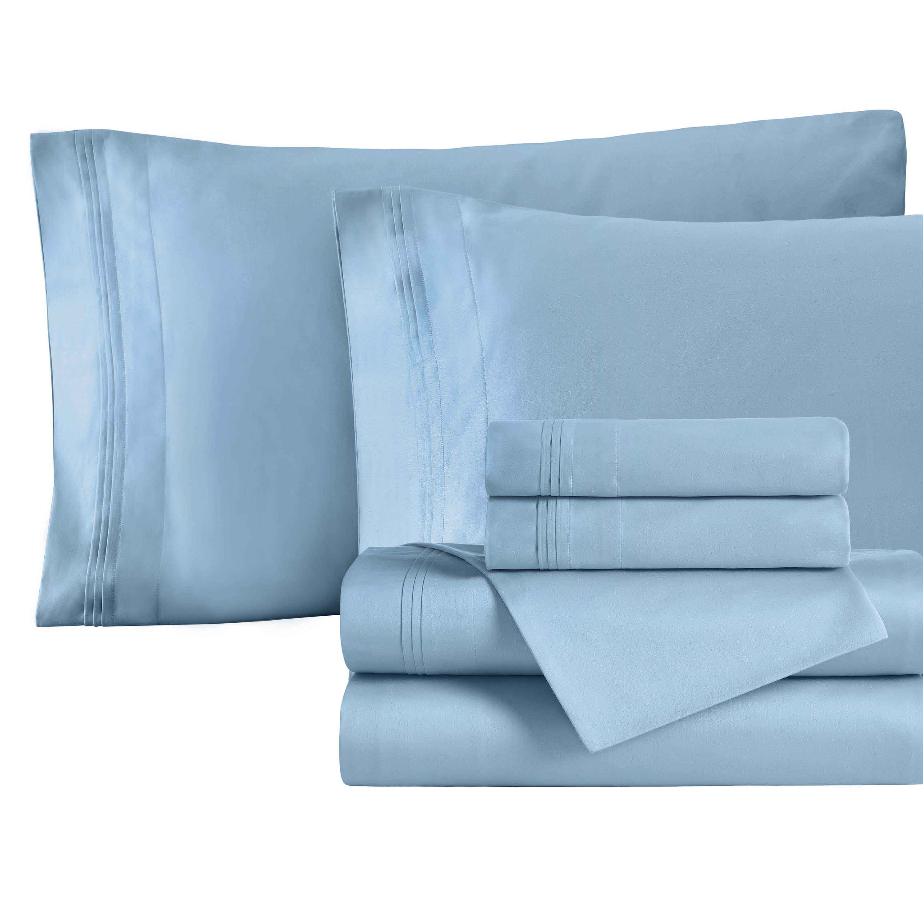 Egyptian Cotton 650 Thread Count Sheet Bundle - Hardcore Bundle by Superior Brand