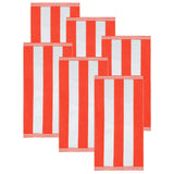 Cabana Stripe Oversized Cotton Beach Towel Set Of 2,4,6 - Beach Towel by Superior
