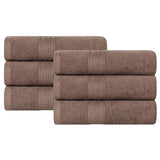 Eco-Friendly Ring-Spun Cotton 6-Piece Hand Towel Set