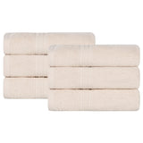 Eco-Friendly Ring-Spun Cotton 6-Piece Hand Towel Set