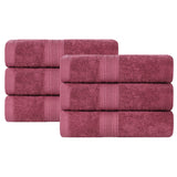 Eco-Friendly Ring-Spun Cotton 6-Piece Hand Towel Set