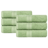 Eco-Friendly Ring-Spun Cotton 6-Piece Hand Towel Set
