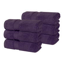 Zero Twist Cotton Solid Ultra-Soft Absorbent Hand Towel - Grape Seed