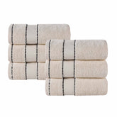 Niles Egyptian Giza Cotton Dobby Ultra-Plush Hand Towel - Ivory