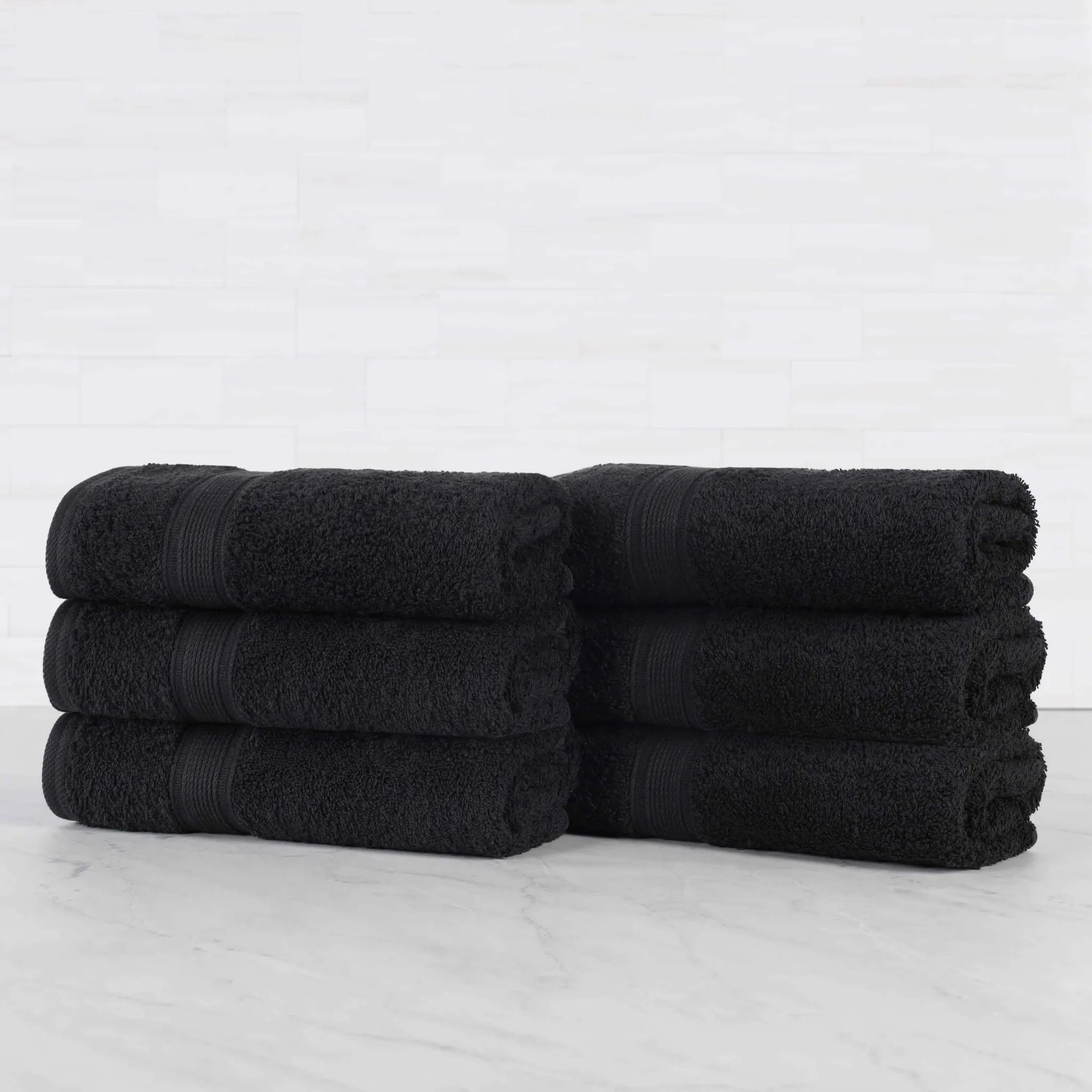 Oregon Organic Cotton Medium Weight Solid Hand Towel, Set of 6 - Hand Towel by Superior Brand