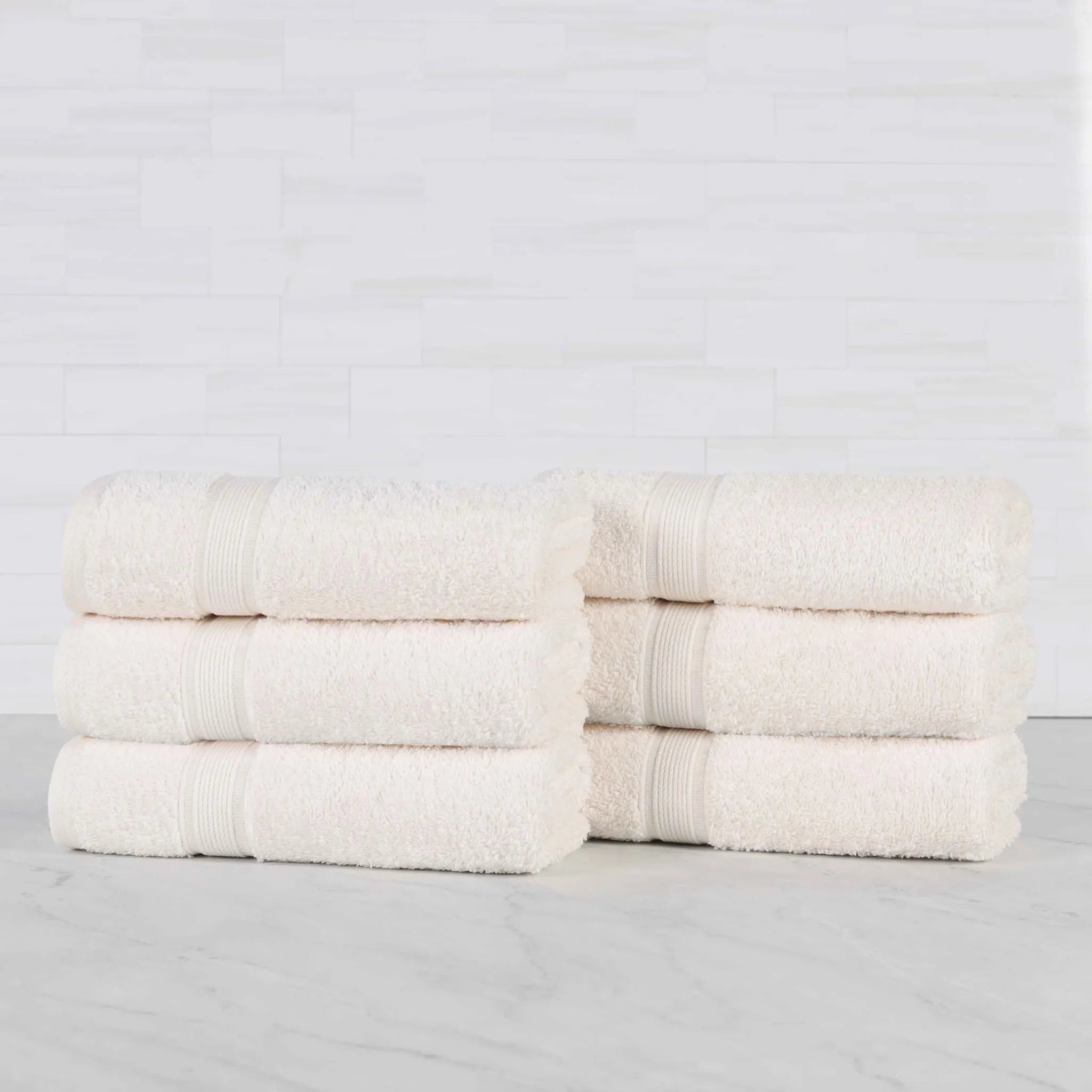 Oregon Organic Cotton Medium Weight Solid Hand Towel, Set of 6 - Hand Towel by Superior Brand