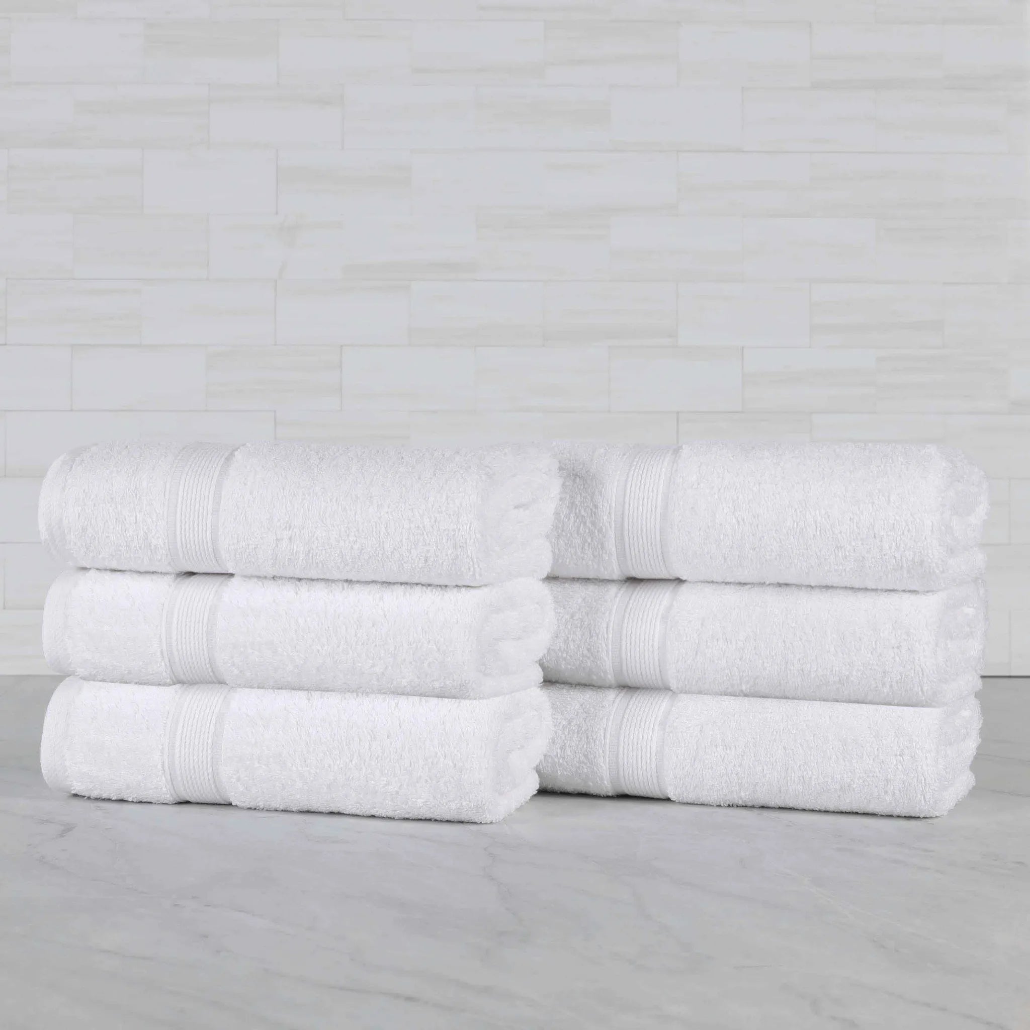 Oregon Organic Cotton Medium Weight Solid Hand Towel, Set of 6 - Hand Towel by Superior Brand