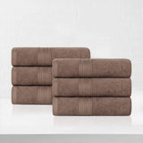 Eco-Friendly Ring-Spun Cotton 6-Piece Hand Towel Set