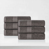 Eco-Friendly Ring-Spun Cotton 6-Piece Hand Towel Set