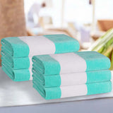 Cabana Stripe Oversized Cotton Beach Towel Sets
