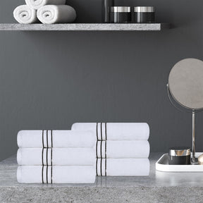 Ultra-Plush Turkish Cotton Hotel Collection Super Absorbent Solid Luxury Bathroom Set - Black