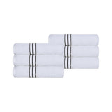 Ultra Plush Turkish Cotton Hand Towels – 6 Piece