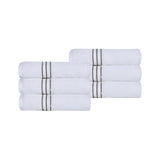 Ultra Plush Turkish Cotton Hand Towels – 6 Piece