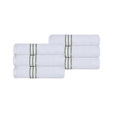 Ultra Plush Turkish Cotton Hand Towels – 6 Piece