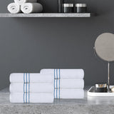 Ultra Plush Turkish Cotton Hand Towels – 6 Piece