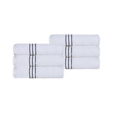 Ultra Plush Turkish Cotton Hand Towels – 6 Piece