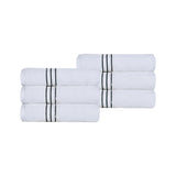 Ultra Plush Turkish Cotton Hand Towels – 6 Piece