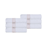Ultra Plush Turkish Cotton Hand Towels – 6 Piece