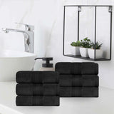 Turkish Cotton Hand Towels 6-Piece Set