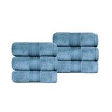 Turkish Cotton Hand Towels 6-Piece Set