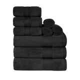 Aria Turkish Cotton Plush Towel Set 9 Piece