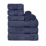 Aria Turkish Cotton Plush Towel Set 9 Piece