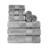 Aria Turkish Cotton Plush Towel Set 9 Piece
