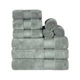 Aria Turkish Cotton Plush Towel Set 9 Piece