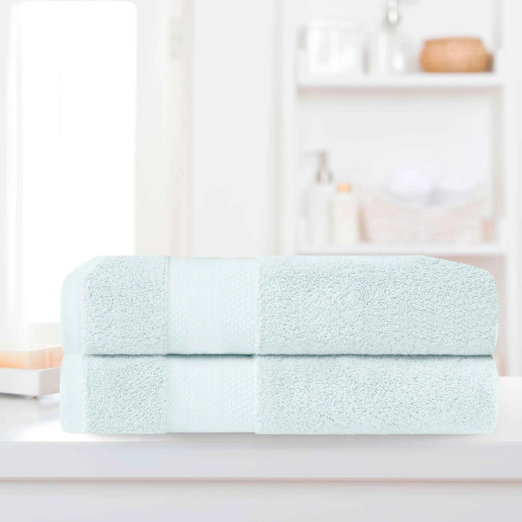 Turkish Cotton Bath Sheets 2-Piece Set