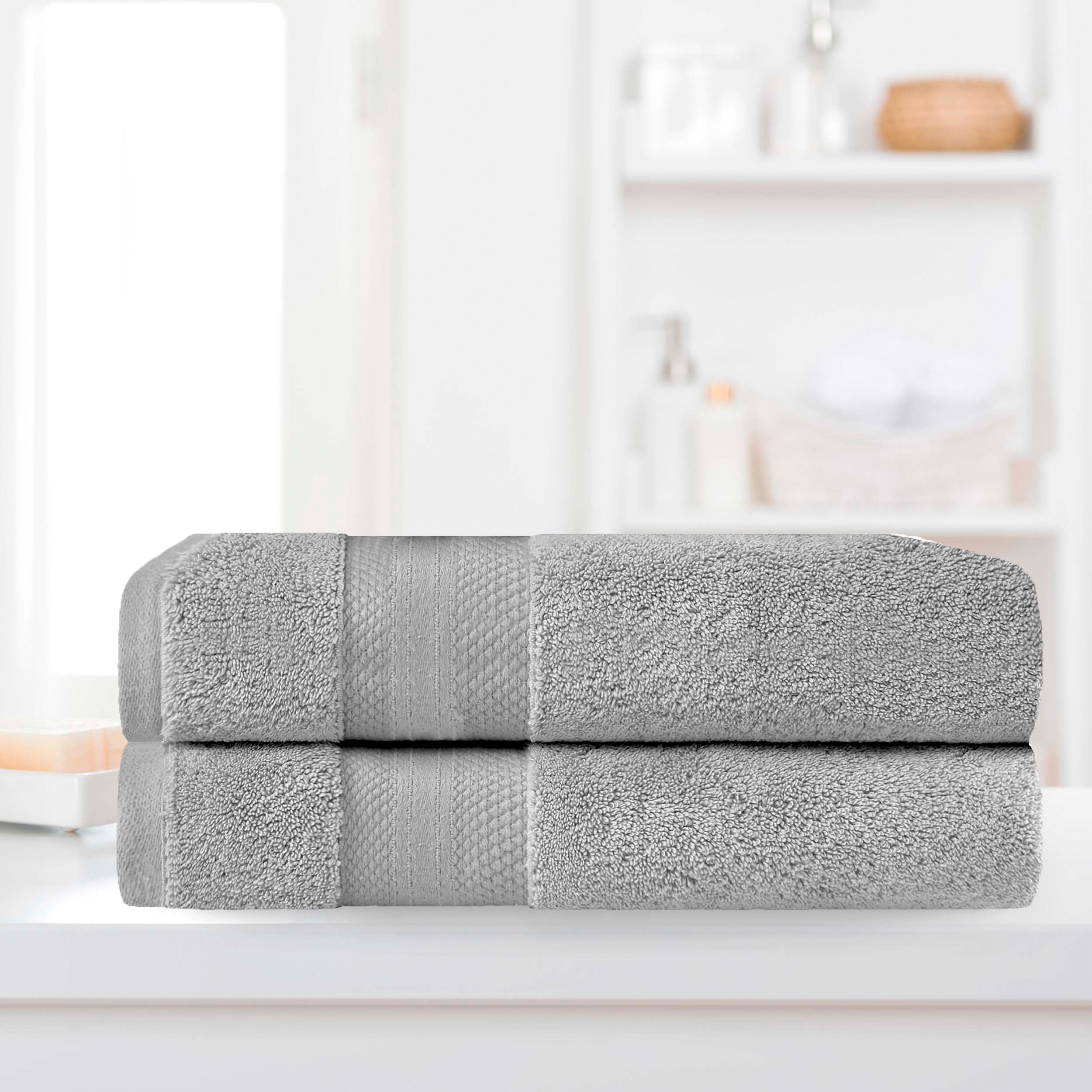 Superior Premium Turkish Cotton 2-Piece Bath Sheet Set - Bath Sheet by Superior Brand
