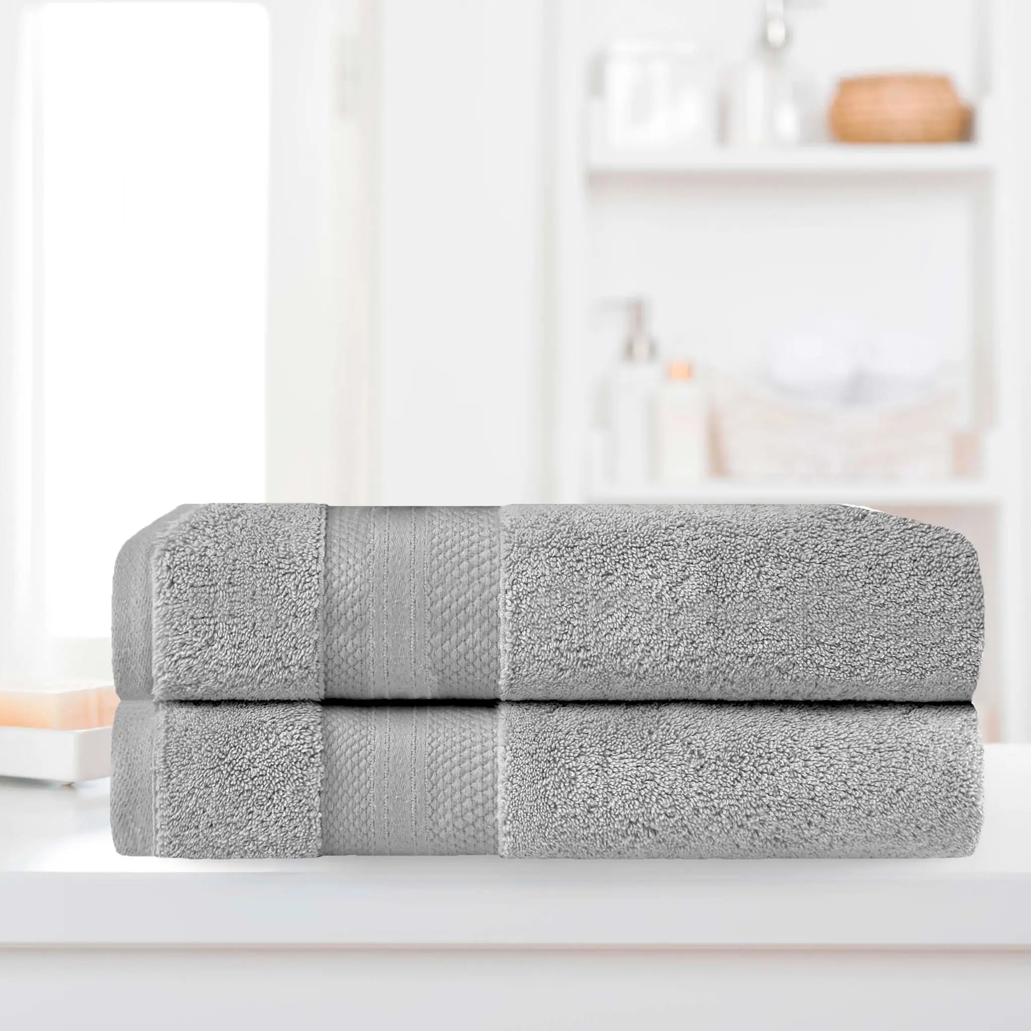 Turkish Cotton Bath Sheets 2-Piece Set