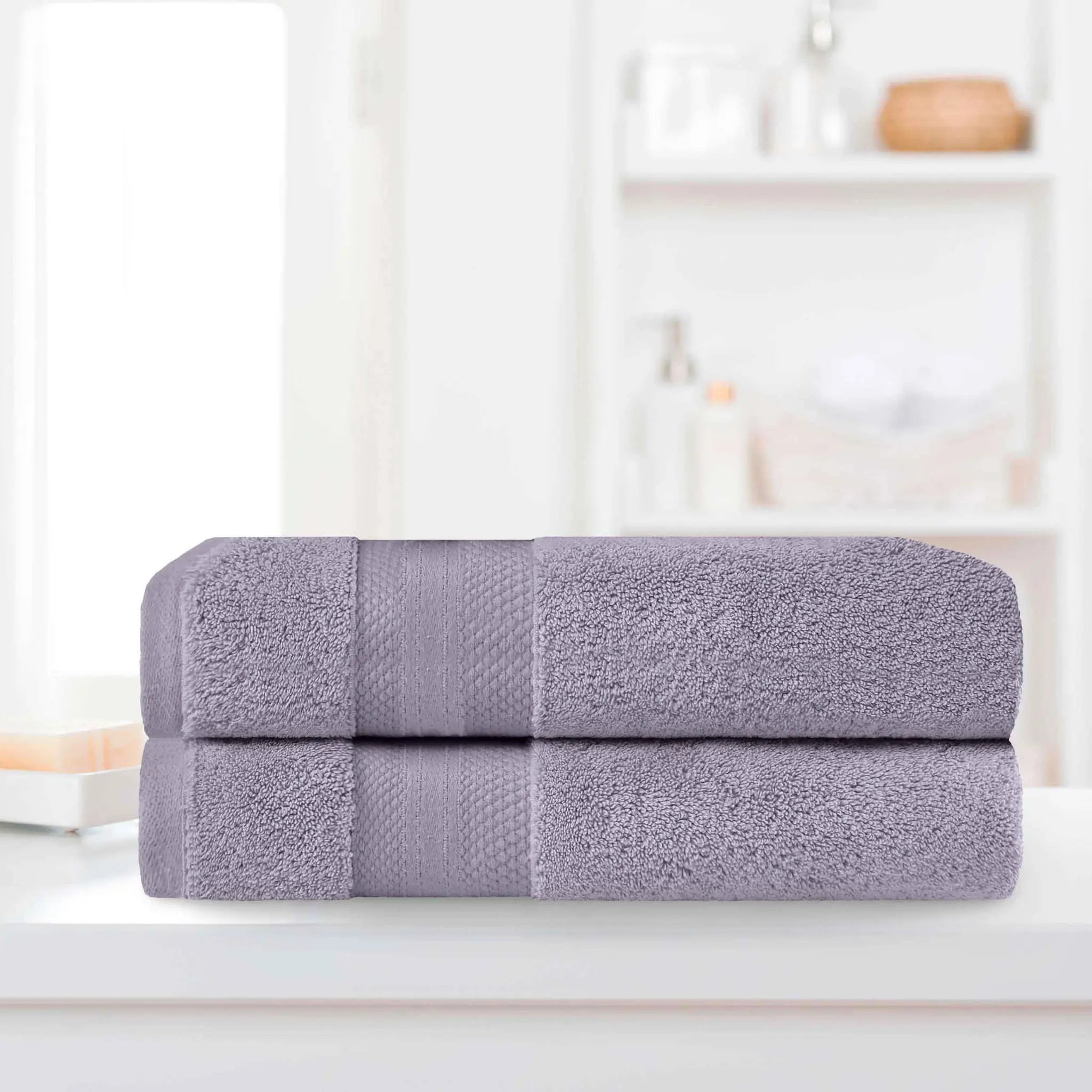 Turkish Cotton Bath Sheets 2-Piece Set