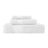 Turkish Cotton Towel Set 3-Piece Aria Plush Solid