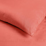 100% Egyptian Cotton 700 Thread Count Solid Pillowcase Set