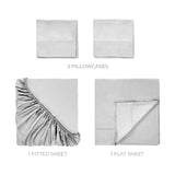 700 Thread Count Egyptian Cotton Sateen Bed Sheet Set