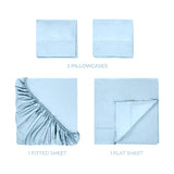 700 Thread Count Egyptian Cotton Sateen Bed Sheet Set