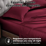 100% Egyptian Cotton 700 Thread Count Solid Pillowcase Set