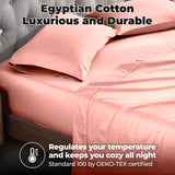 100% Egyptian Cotton 700 Thread Count Solid Pillowcase Set