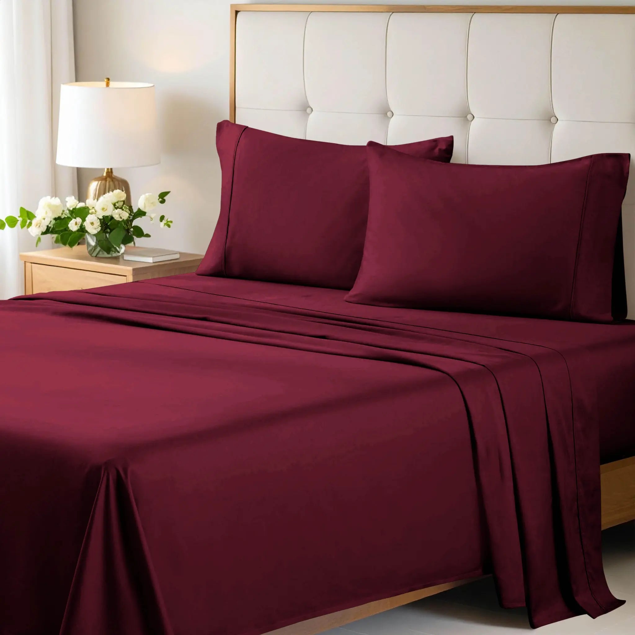 700 Thread Count Egyptian Cotton Sateen Bed Sheet Set
