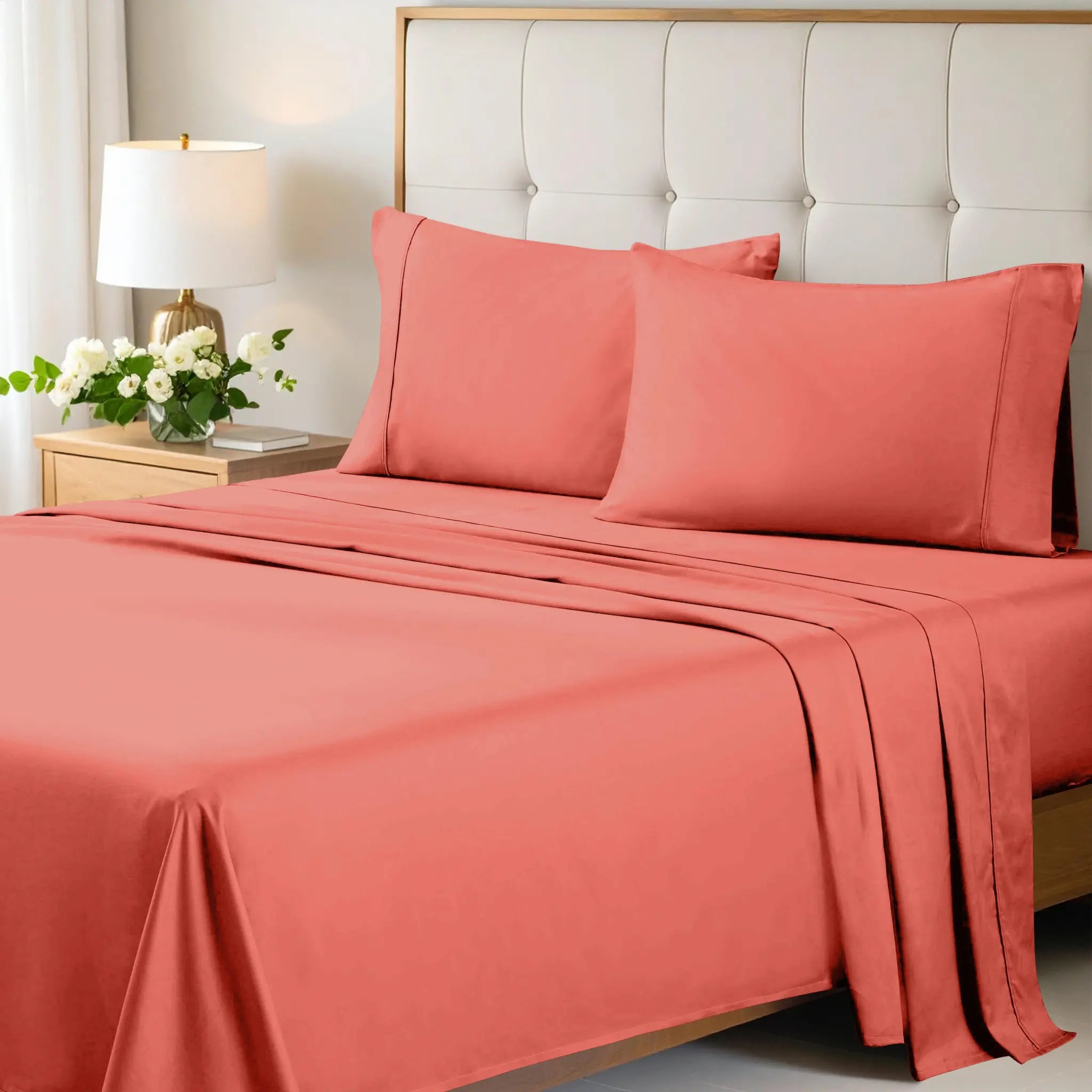 700 Thread Count Egyptian Cotton Sateen Bed Sheet Set