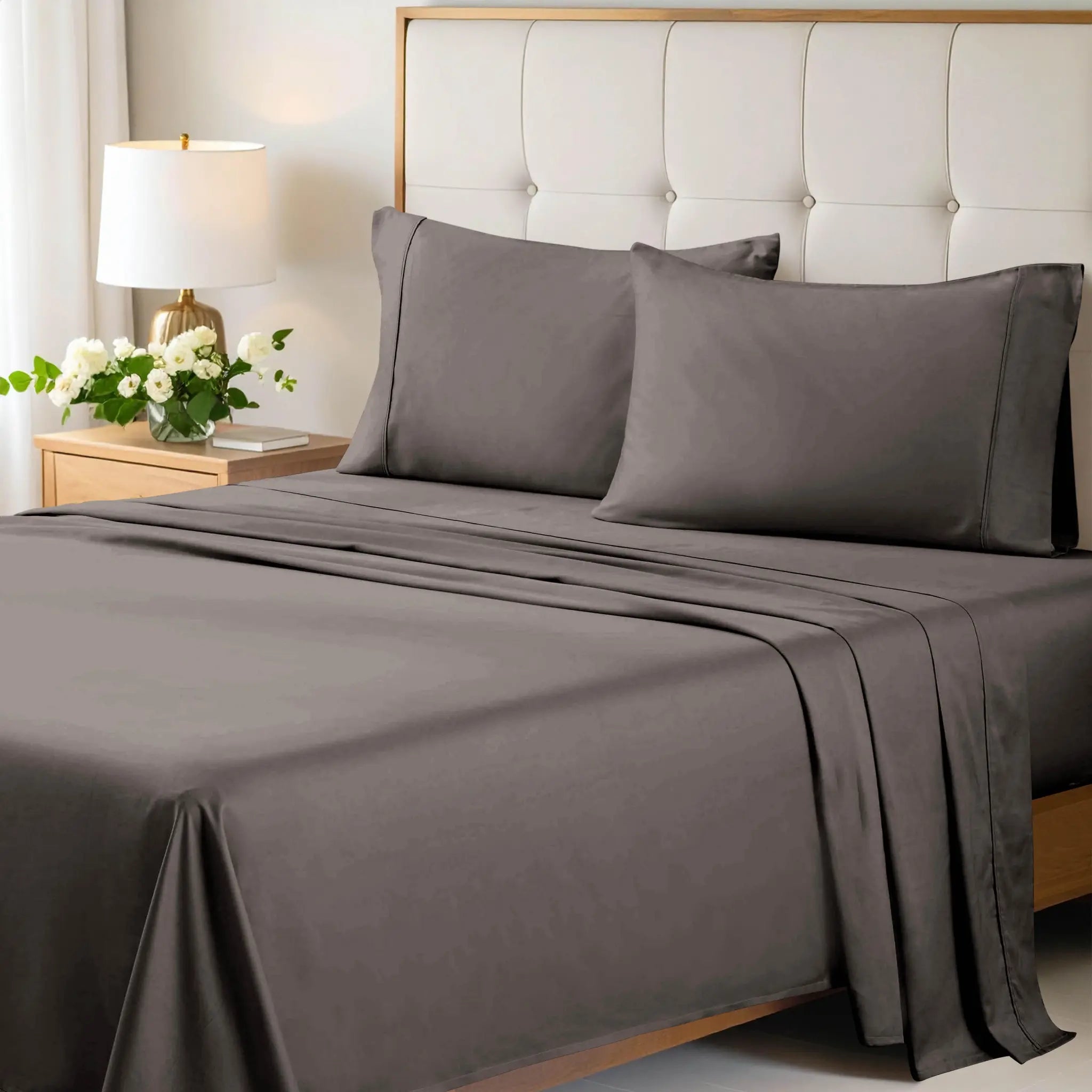 700 Thread Count Egyptian Cotton Sateen Bed Sheet Set
