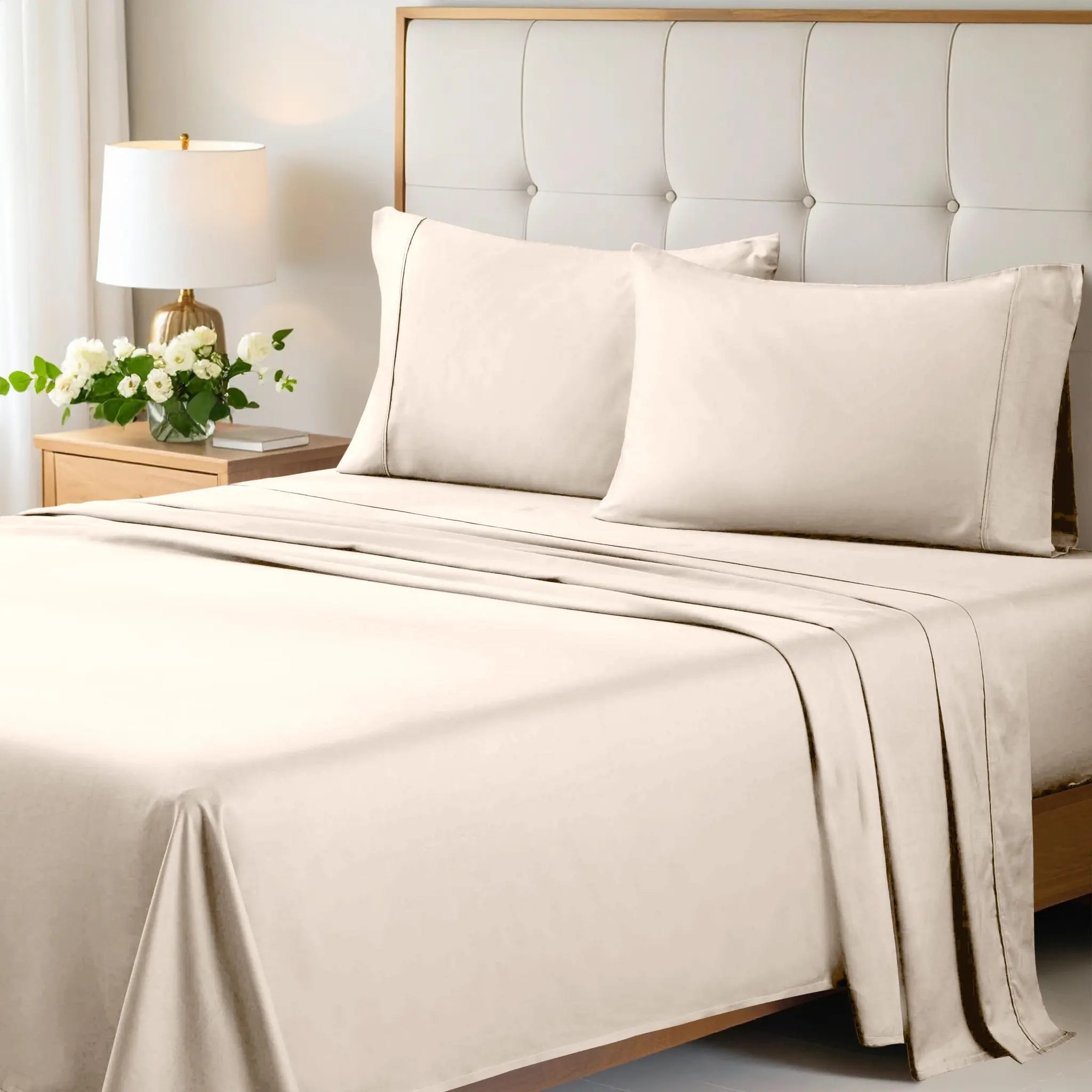 700 Thread Count Egyptian Cotton Sateen Bed Sheet Set