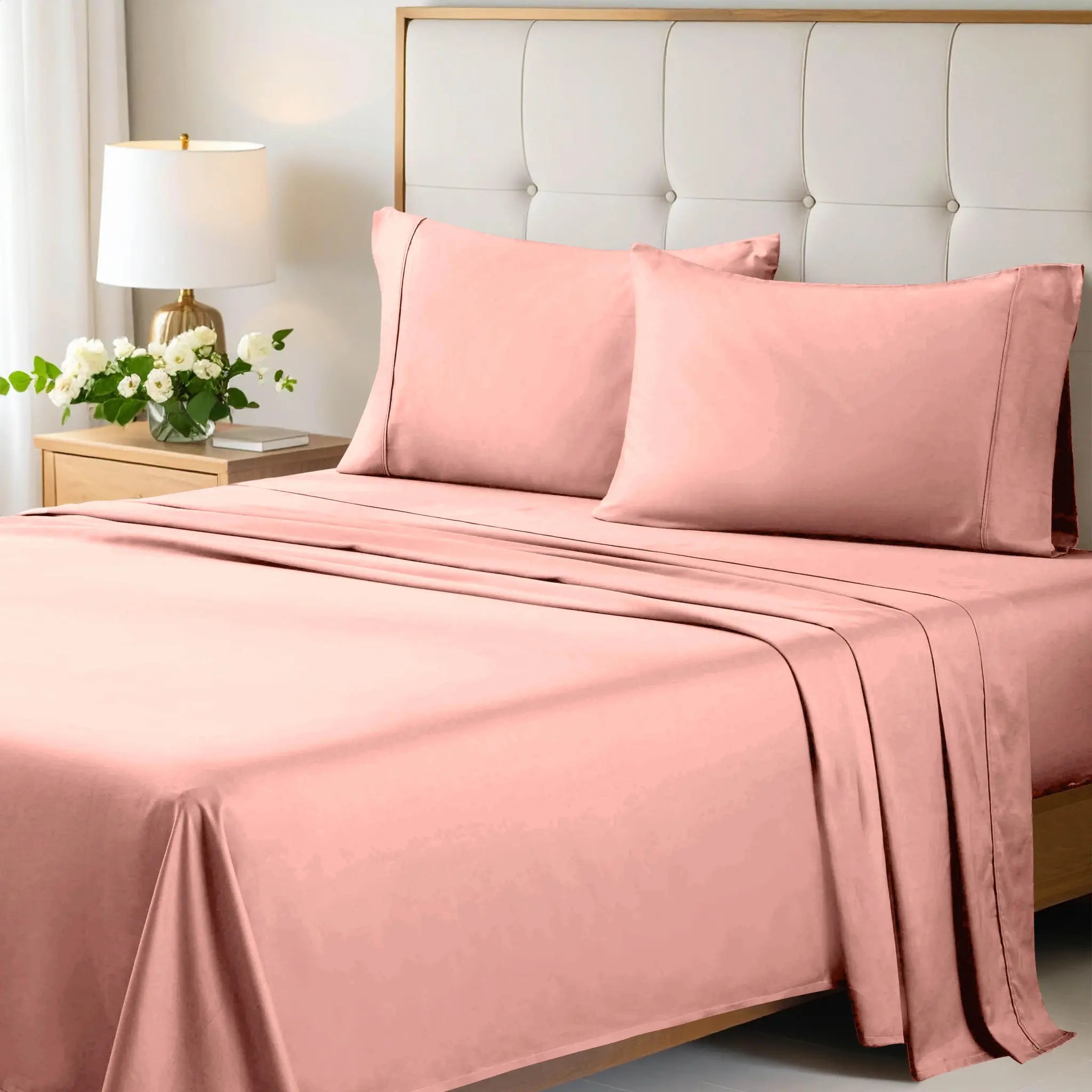 700 Thread Count Egyptian Cotton Sateen Bed Sheet Set