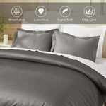 Egyptian Cotton 850 Thread Count Solid Luxury 3 Piece Duvet Cover Set - Duvet Cover Set by Superior Brand