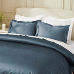 Egyptian Cotton 850 Thread Count Solid Luxury 3 Piece Duvet Cover Set - Duvet Cover Set by Superior Brand