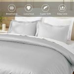 Egyptian Cotton 850 Thread Count Solid Luxury 3 Piece Duvet Cover Set - Duvet Cover Set by Superior Brand