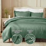 Egyptian Cotton 850 Thread Count Solid Luxury 3 Piece Duvet Cover Set - Duvet Cover Set by Superior Brand
